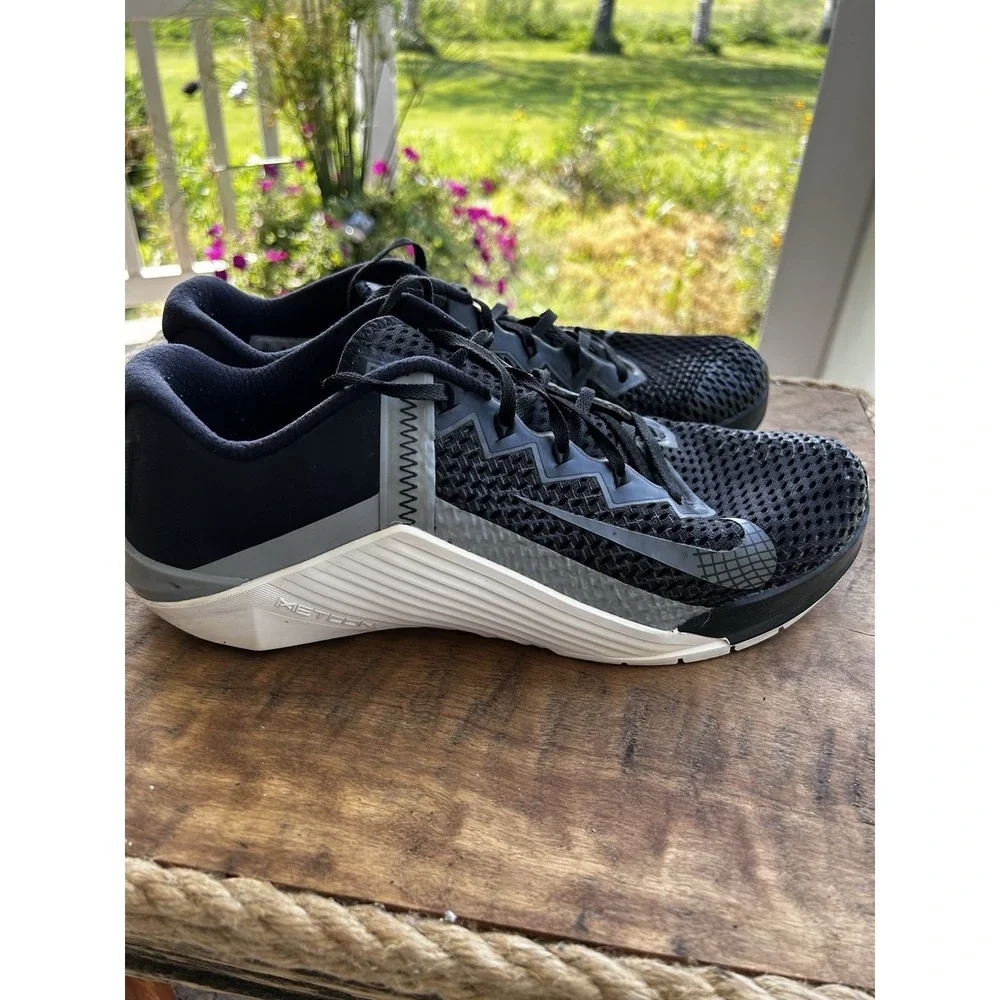 Nike Metcon 7 Training Shoes Black Gray Mens Size 11 CK9388-030 CrossFit